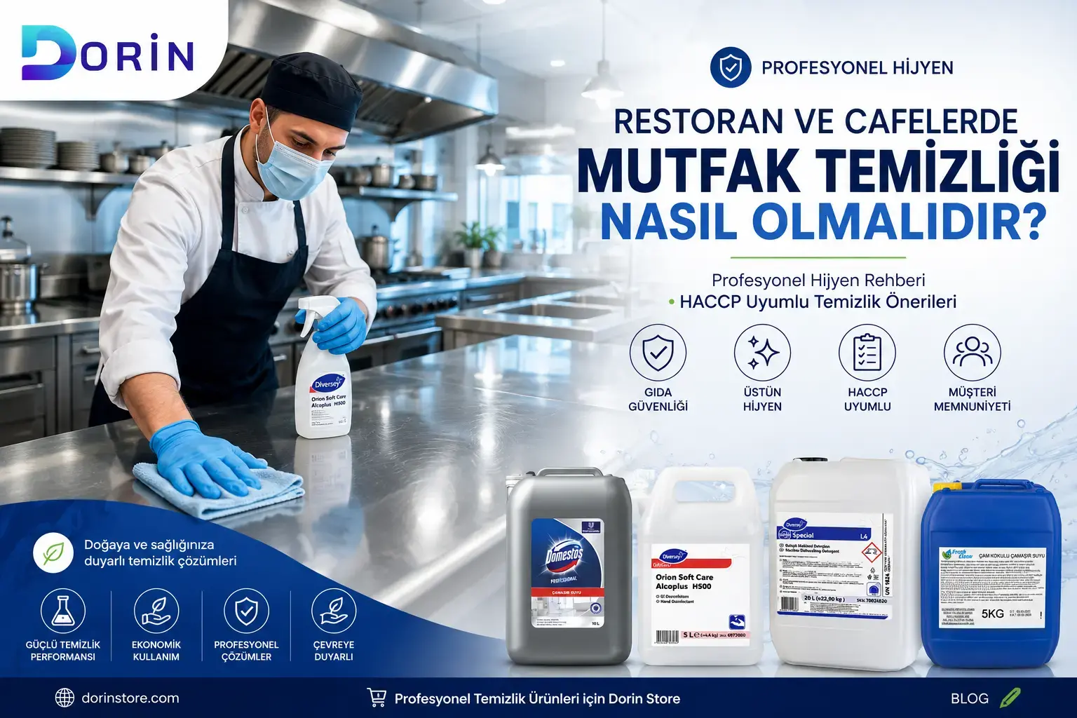Restoran ve Cafelerde Mutfak Temizliği Nasıl Olmalıdır? | Profesyonel Hijyen Rehberi