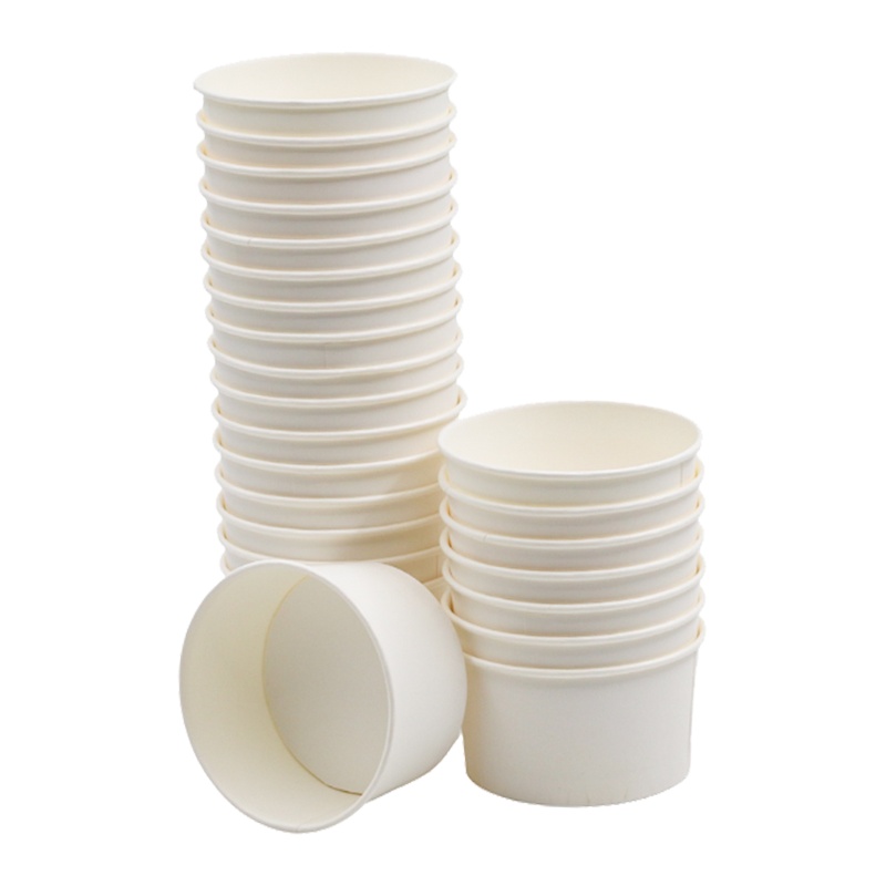 Akka Beyaz Baskısız 200 Cc Dondurma Kasesi 1000 Adet - AKKA