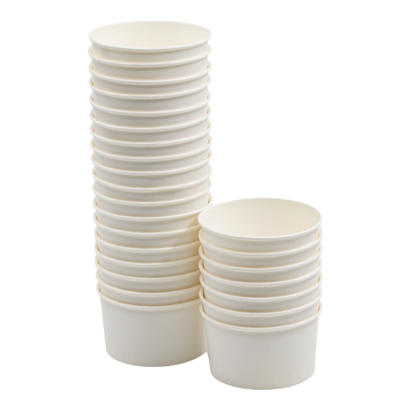 Akka Beyaz Baskısız 200 Cc Dondurma Kasesi 1000 Adet - AKKA (1)