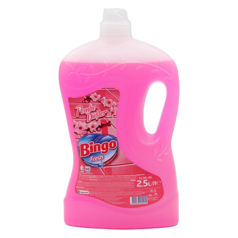 Bingo Fresh Pembe Düşler Yüzey Temizleyici 2,5 Litre - 3