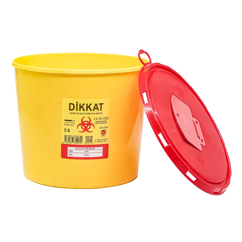 Ceyplas Tıbbi Atık Kovası 5 Litre A Kalite - CEYMOP (1)