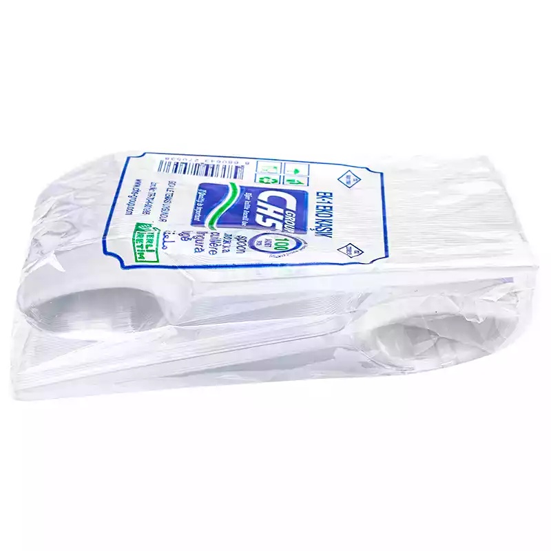 Chs Ekonomik Plastik Kaşık Şeffaf 100'lü - CHS (1)