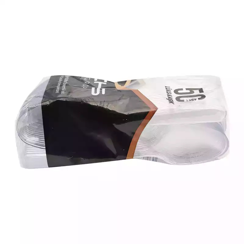 Chs Lüx Şeffaf Plastik Kaşık 50'li - CHS (1)