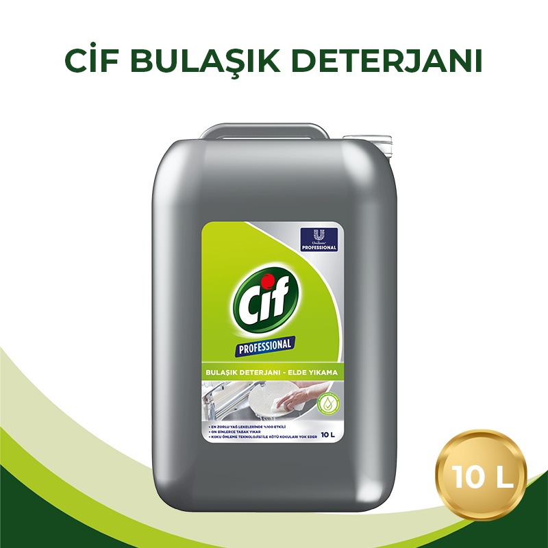 Cif Professional Bulaşık Deterjanı Elde Yıkama 10 L - CİF (1)