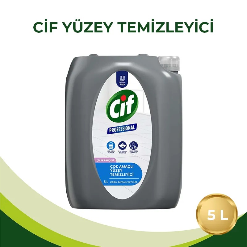 Cif Professional Çok Amaçlı Yüzey Temizleyici 5L - 5Kg U-Pro - 2