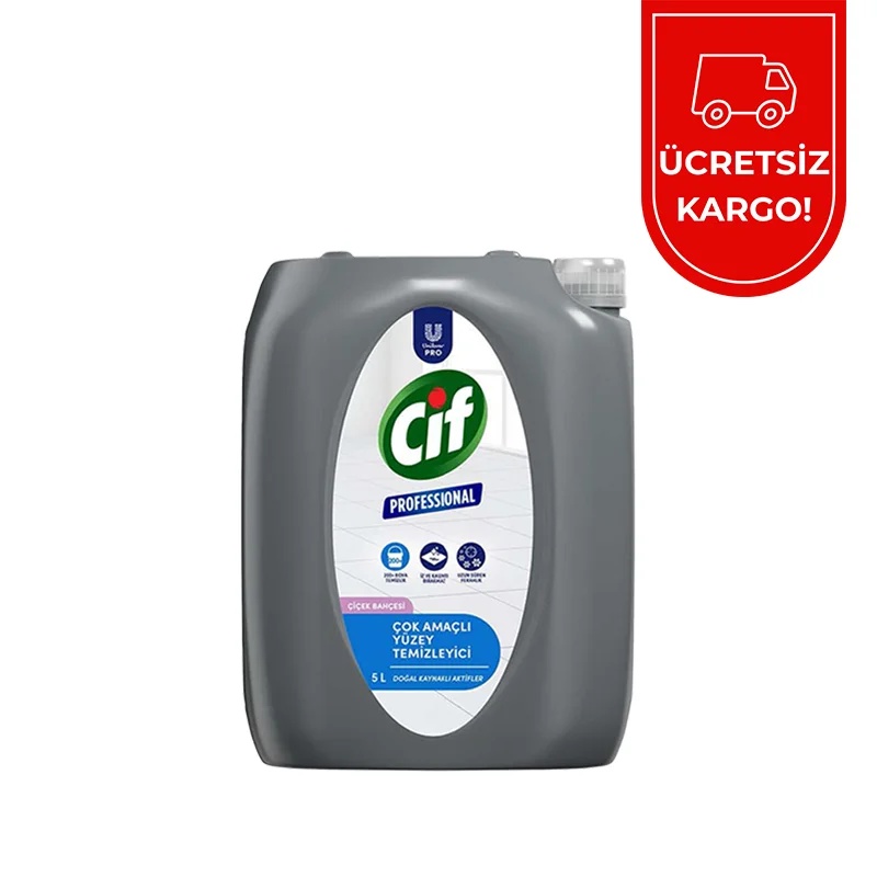 Cif Professional Çok Amaçlı Yüzey Temizleyici 5 L Ücretsiz Kargo - 1