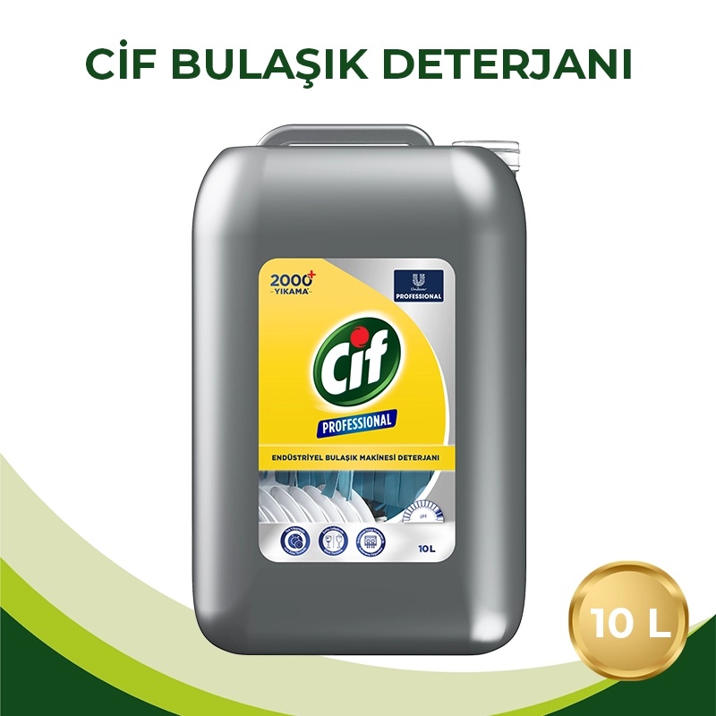 Cif Professional Endüstriyel Bulaşık Makinesi Deterjanı 10L - CİF (1)