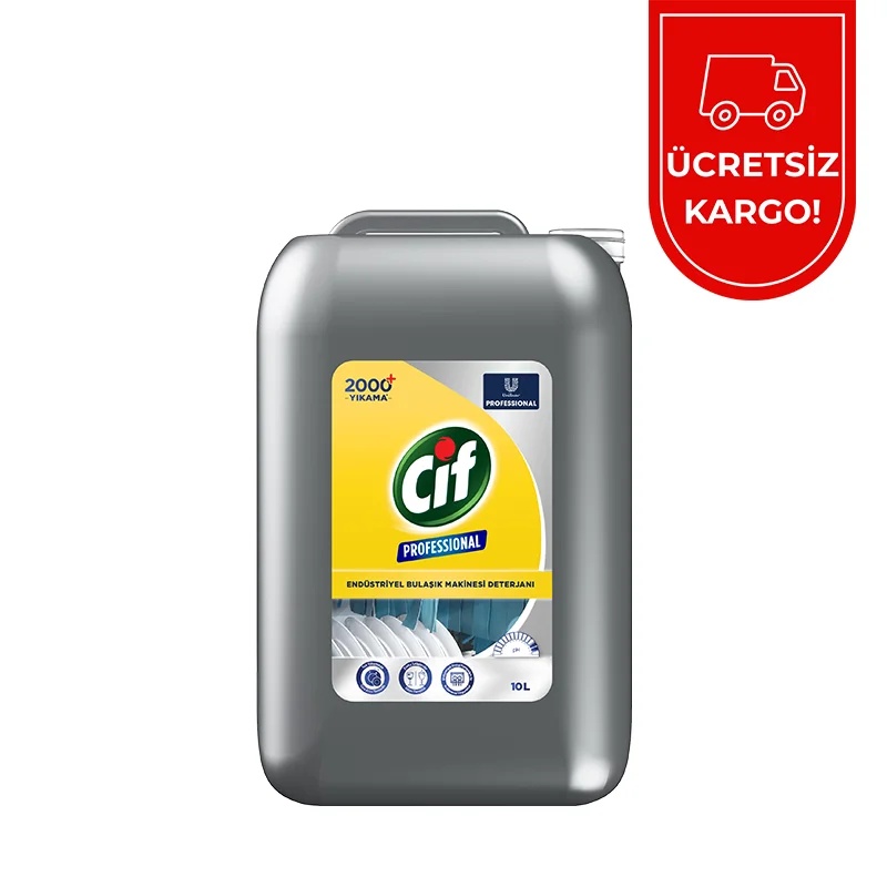 Cif Professional Endüstriyel Bulaşık Makinesi Deterjanı 10 L Ücretsiz Kargo - 1