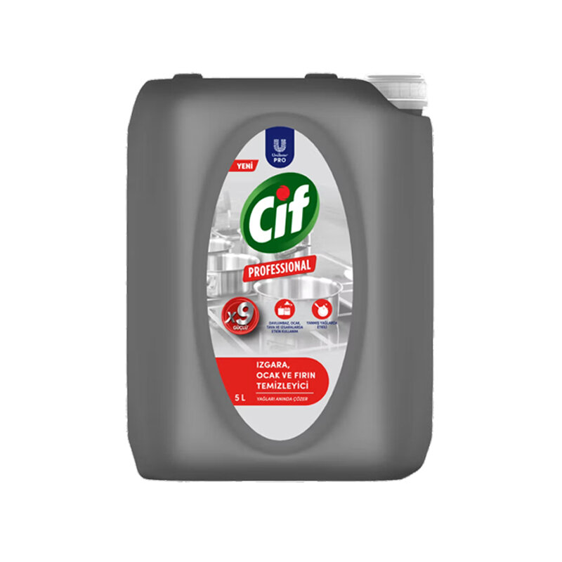 Cif Professional Fırın Ocak Izgara Temizleyici 5 L - 3