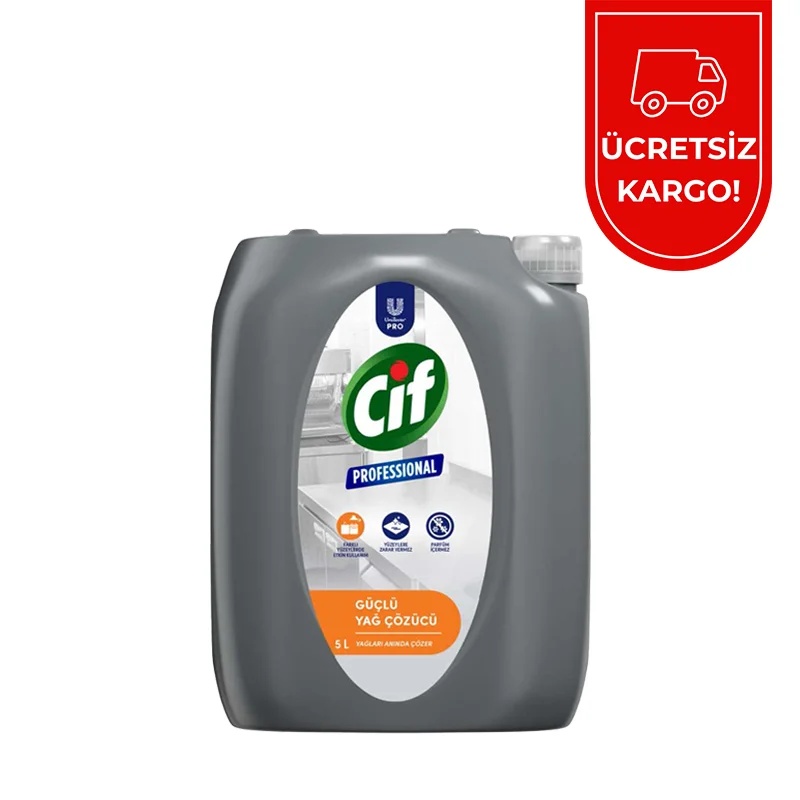 Cif Professional Güçlü Yağ Çözücü 5 Litre Ücretsiz Kargo - 1