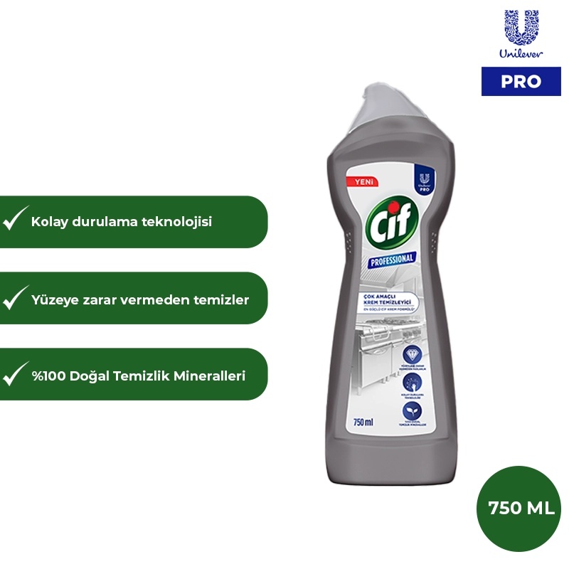 Cif Professional Krem Temizleyici 750 Ml - CİF