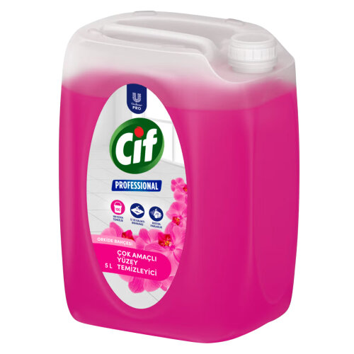 Cif Professional Yüzey Temizleyici Orkide Bahçesi 5 L - U-Pro - 3