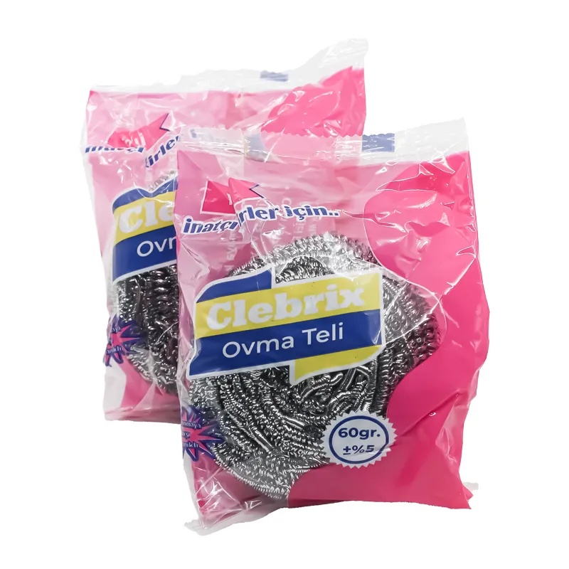 Clebrix Endüstriyel Paslanmaz Top Tel 60 Gr - ANGUN AMBALAJ (1)
