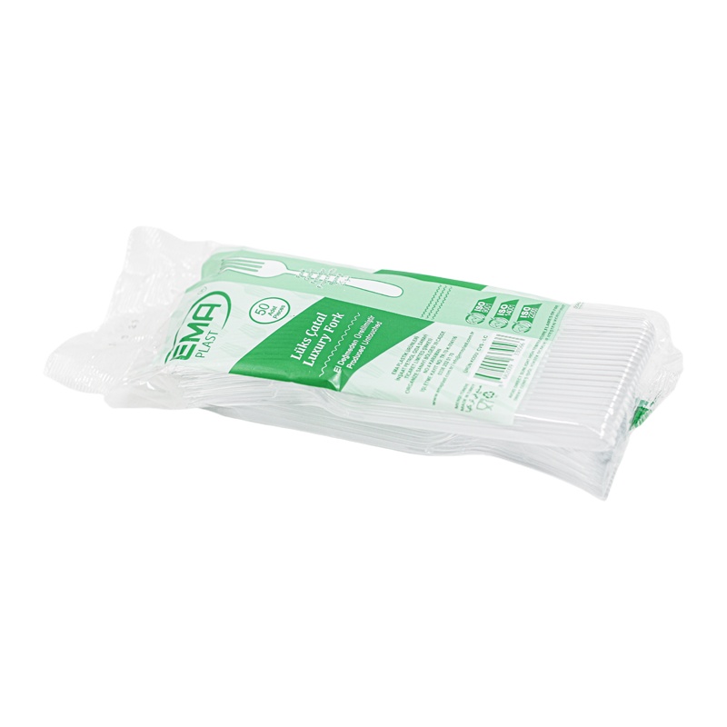 Cvs Lüx Plastik Çatal Şeffaf 50li - EMA (1)