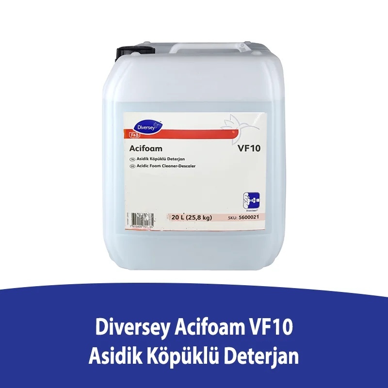 Diversey Acifoam VF10 Asidik Köpüklü Deterjan 20 L - DIVERSEY