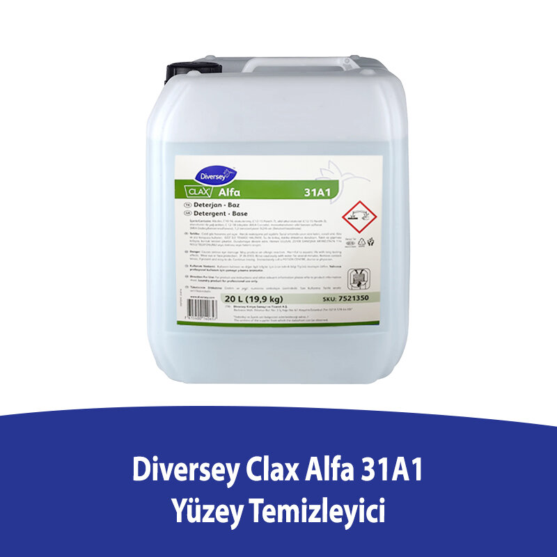 Diversey Clax Alfa 31A1 Yüzey Temizleyici 20 Litre - 1