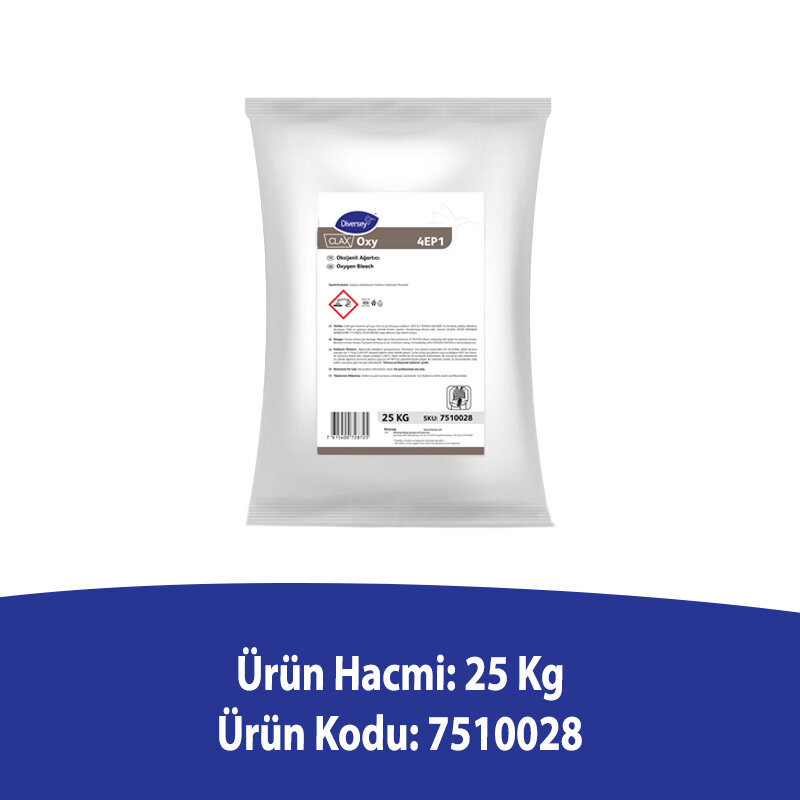 Diversey Clax Oxy 4EP1 Oksijenli Toz Ağartıcı 25 Kg - 2