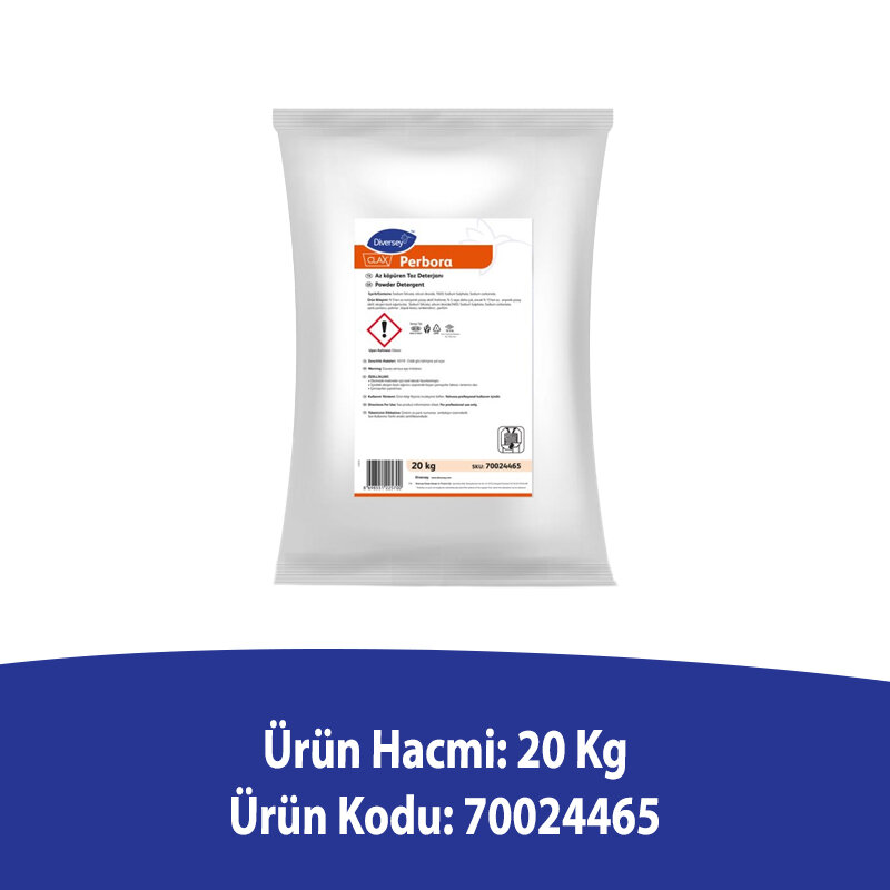Diversey Clax Perbora Oksijen Bazlı Ağartıcılı Toz Deterjan 20 Kg - 2