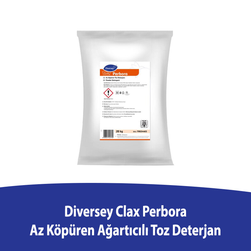 Diversey Clax Perbora Oksijen Bazlı Ağartıcılı Toz Deterjan 20 Kg - 1