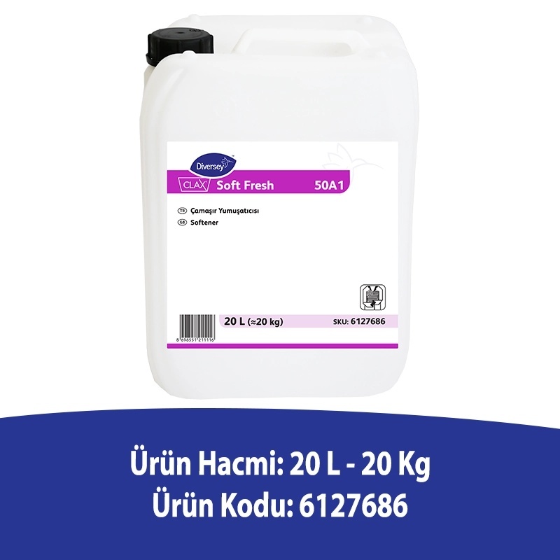 Diversey Clax Soft Fresh 50A1 Çamaşır Yumuşatıcı 20L - DIVERSEY (1)