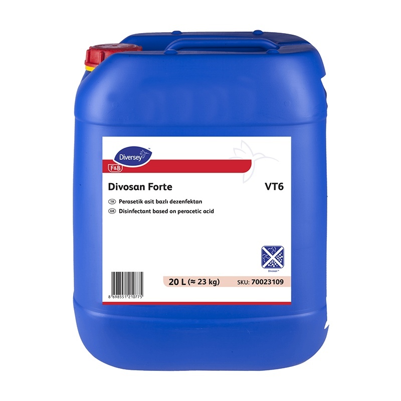 Diversey Divosan Forte VT6 Perasetik Asit Bazlı Dezenfektan 20L - 3