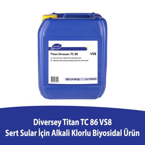 Diversey Divosan QC TC86 VS8 Alkali Klorlu Biyosidal Ürün 20 L - DIVERSEY