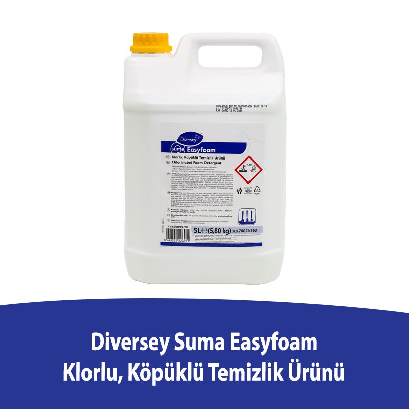 Diversey Suma Easyfoam Klorlu Yağ Sökücü 5 L - DIVERSEY