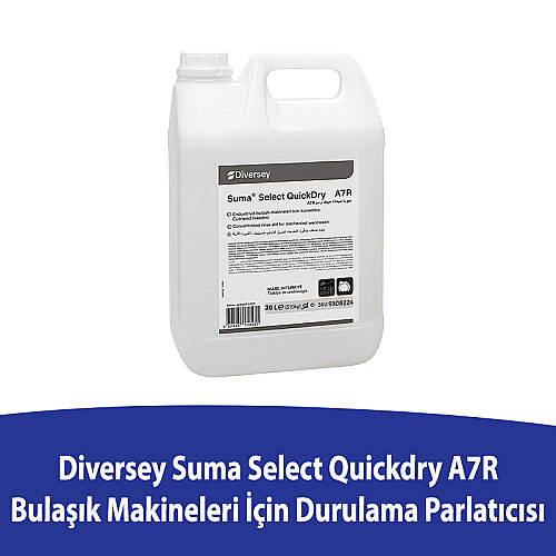 Diversey Suma Select Quickdry Konsantre Bulaşık Makine Parlatıcısı 20 L - DIVERSEY