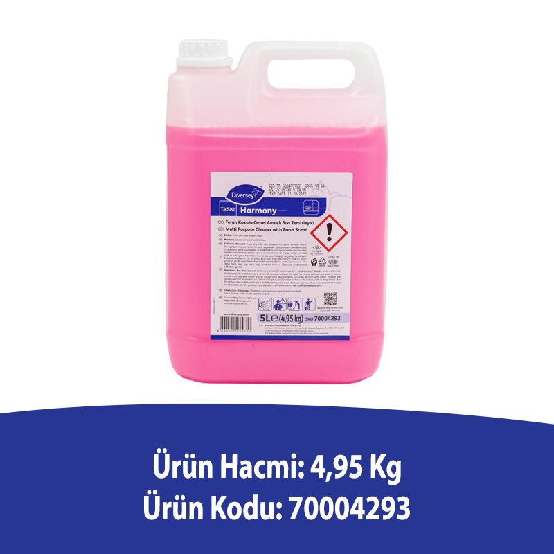 Diversey Taski Harmony Genel Temizlik Maddesi 5 L - 2