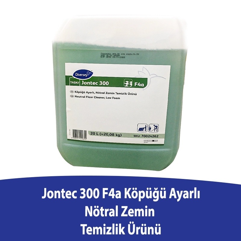 Diversey Taski Jontec 300 F4A Nötral Zemin Temizlik Deterjanı 20 L - 1