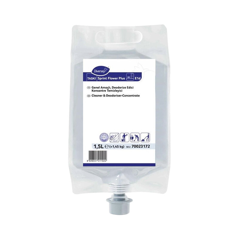 Diversey Taski Sprint Flower Plus E1d Deodorize Edici Genel Yüzey Temizlik Ürünü - 1