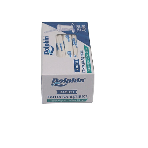 Dolphin Kağıtlı Tahta Karıştırıcı 250 Adet - 3