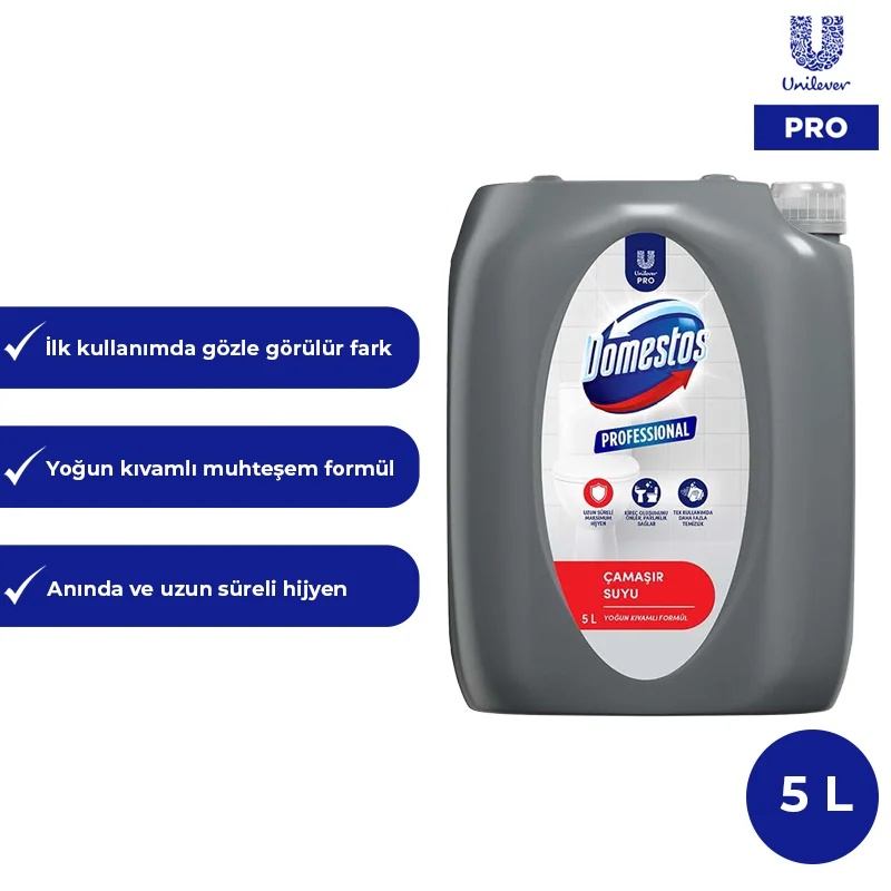 Domestos Professional Ultra Yoğun Kıvamlı Çamaşır Suyu 5 L TSE - 1