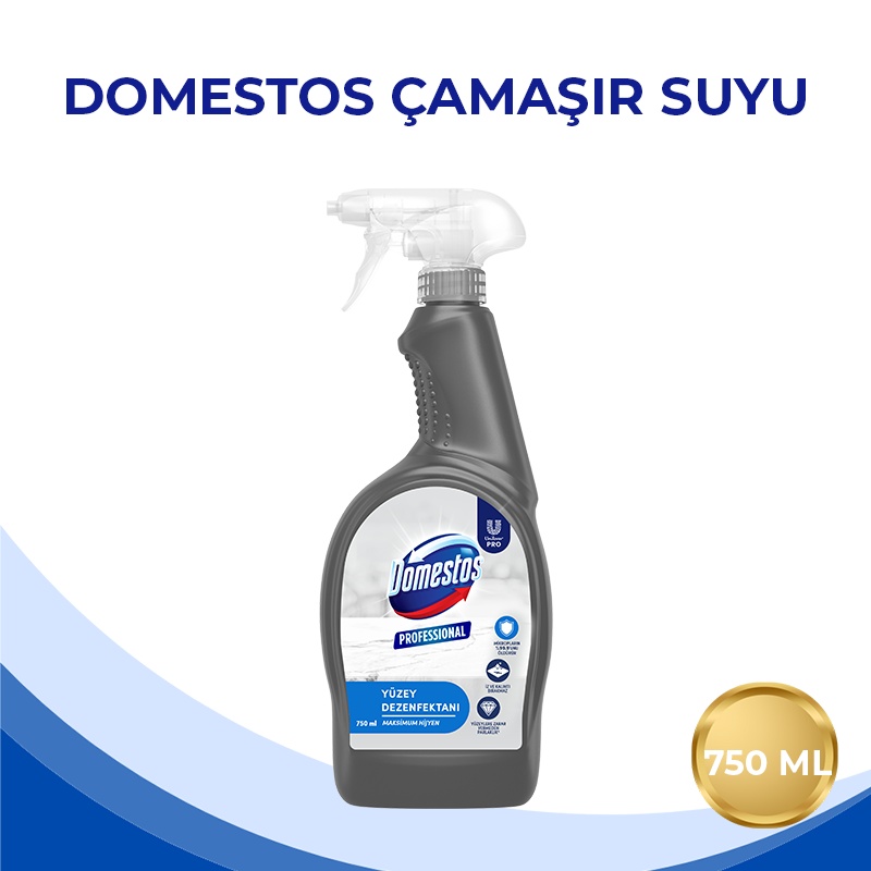 Domestos Professional Yüzey Dezenfektanı 750 Ml U Pro - DOMESTOS (1)