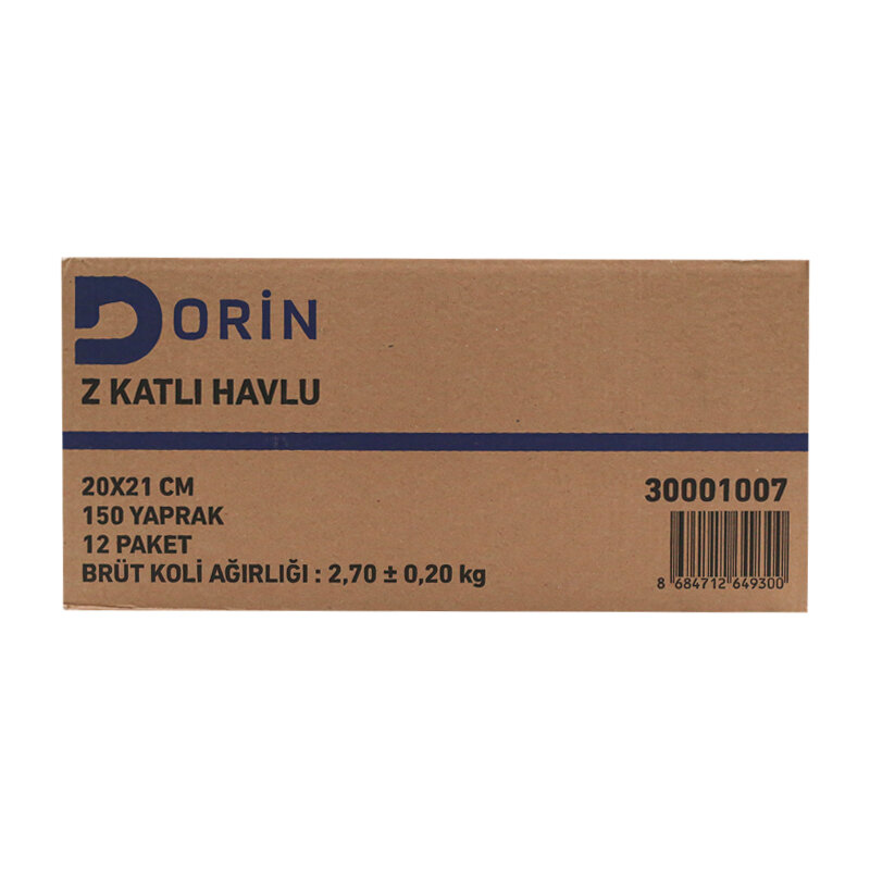 Dorin Dispenser Z Katlı Havlu 150 Li 12 Paket 150x12 - 5