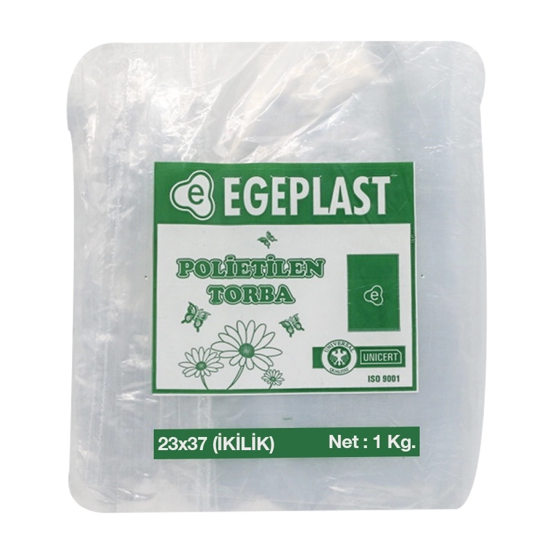 Ege Plastik Polietilen Süt Torbası 23x37 2'lik - EGE PLASTİK