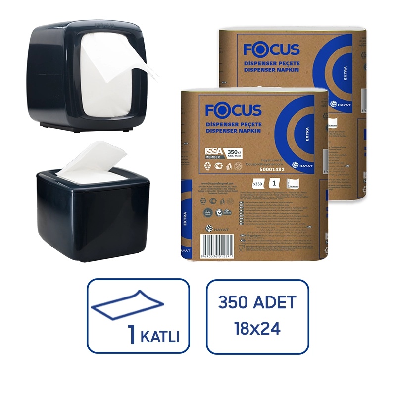 Focus Extra Dispenser Peçetesi 350li 12 Paket - Focus