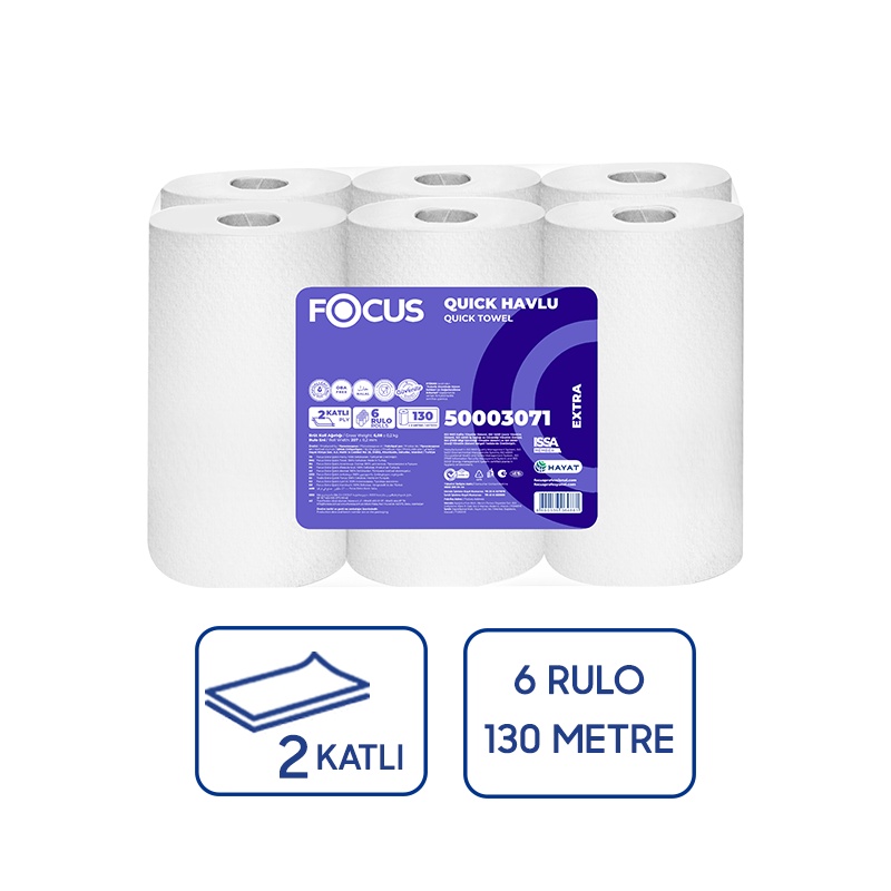 Focus Extra Jumbo Hareketli Havlu 130 Metre 1x6 - Focus