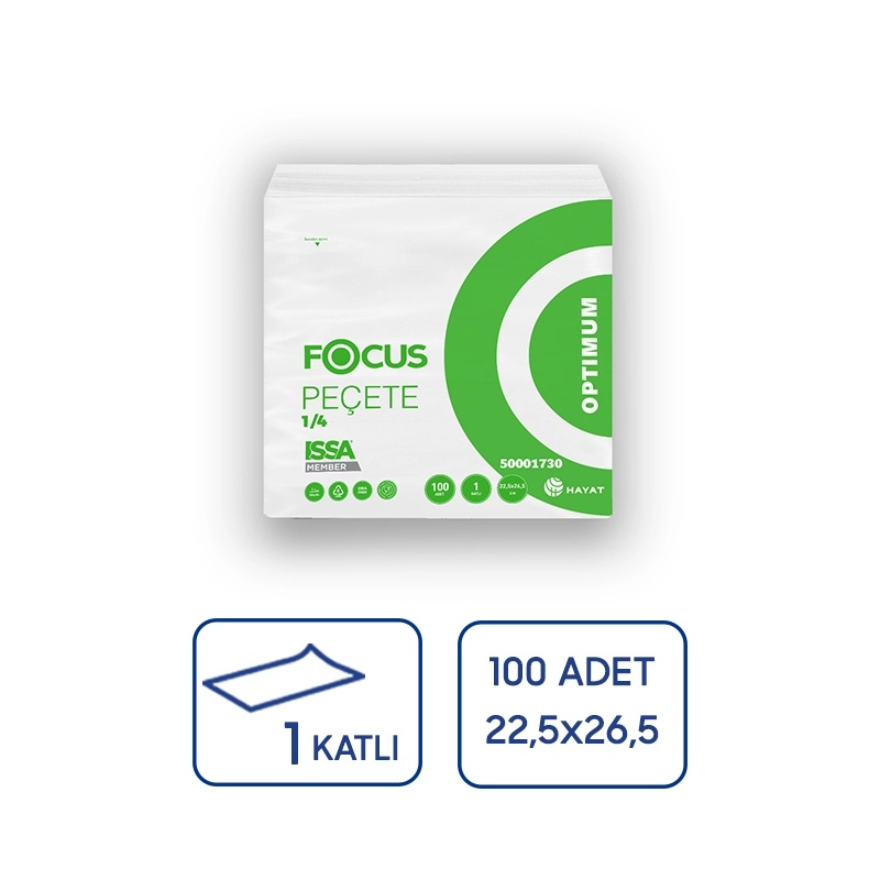 Focus Optimum Kağıt Peçete 100Lü 32 Paket - Focus
