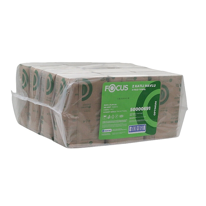 Focus Optimum Z Katlı Havlu 200x12 Adet - 1