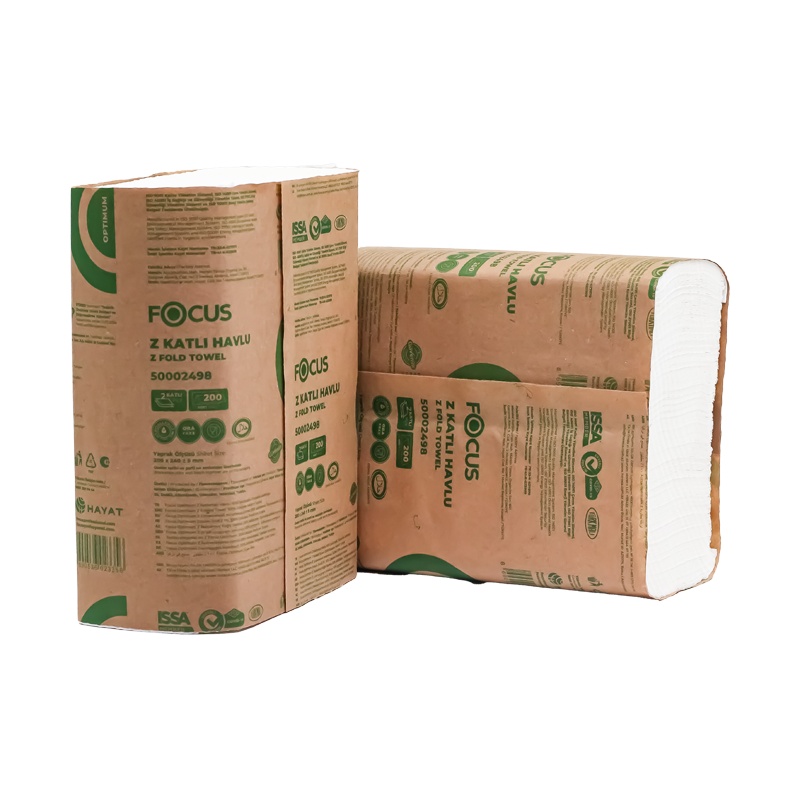 Focus Optimum Z Katlı Kağıt Havlu 200Lü 12 Paket - 3