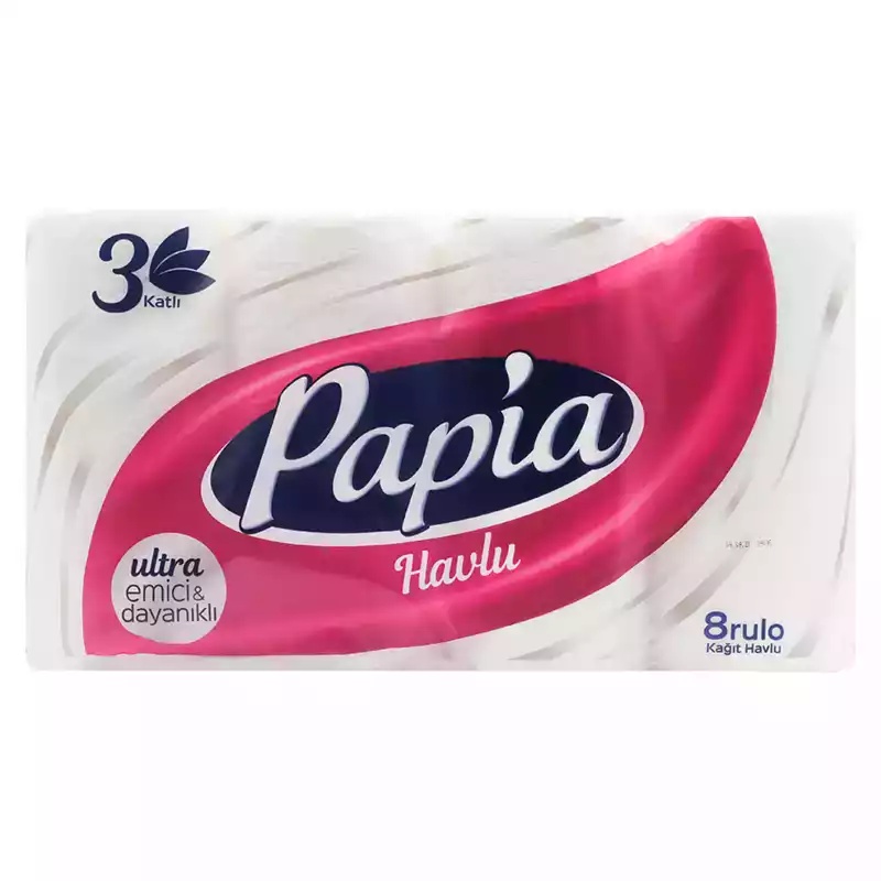 Focus Papia Kağıt Havlu 8li 3 Paket - Focus (1)