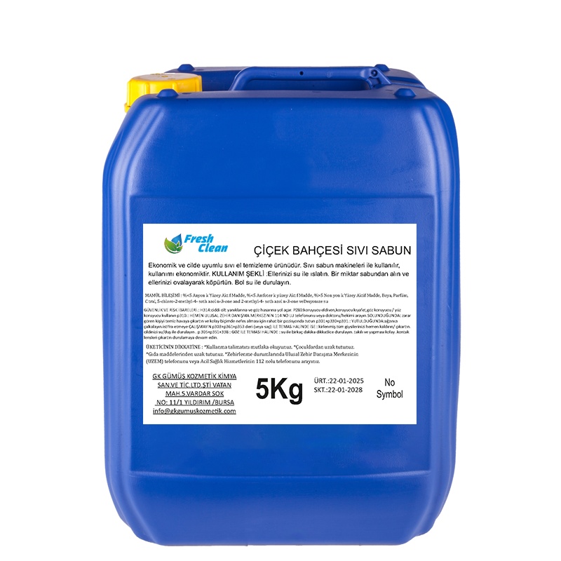 Fresh Clean Çiçek Bahçesi Sıvı Sabun 5 Kg - FRESH CLEAN