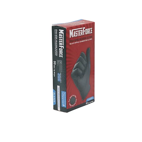 Haspet MasterForce Siyah Nitril XLarge Muayene Eldiveni 50'Lİ - Haspet (1)