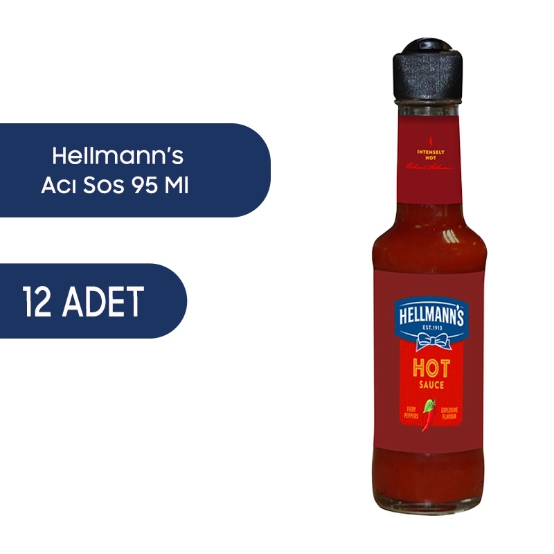 Hellmann's Acı Sos 95 Ml 12 Adet - 1