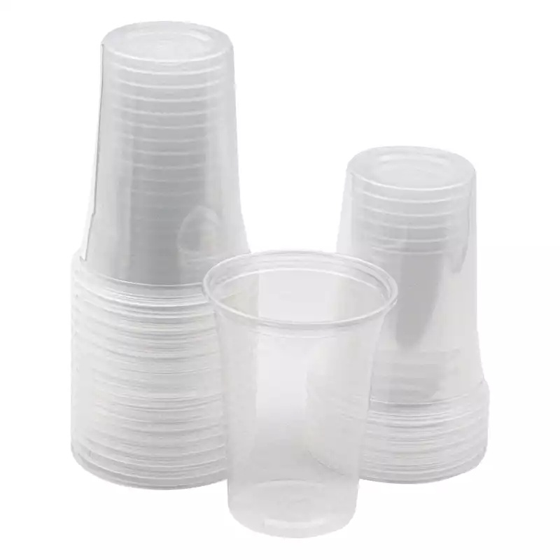 Işık Plastik Bardak Şeffaf 400cc 6,25 Gr Milkshake Bardağı 50X20 - 1