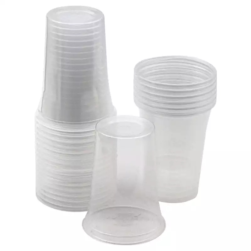 Işık Plastik Bardak Şeffaf 400cc 6,25 Gr Milkshake Bardağı 50X20 - 2