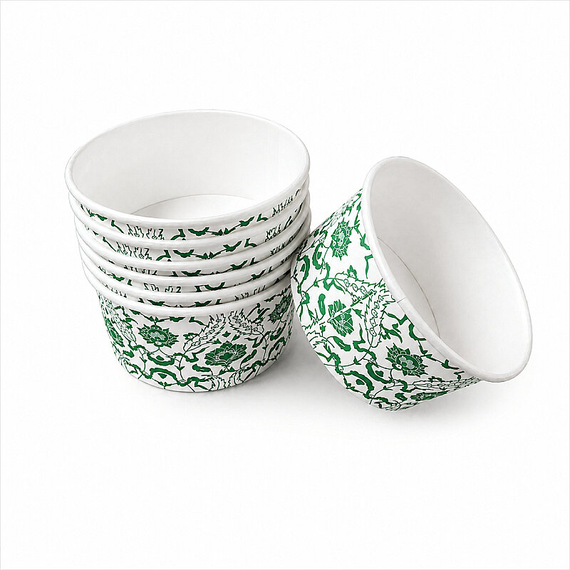 Karton Çorba Kasesi ve Kapağı 500lü Set 14 Oz - 2