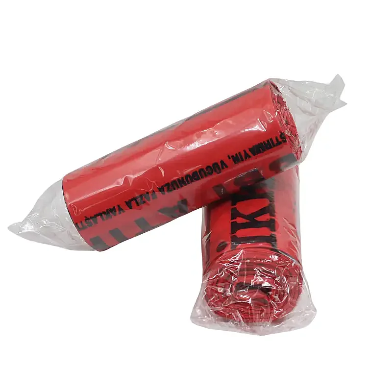 Kazanç 630 GR Tıbbi Atık baskılı Battal Kırmızı Çöp Torbası E425 72X95 - 2