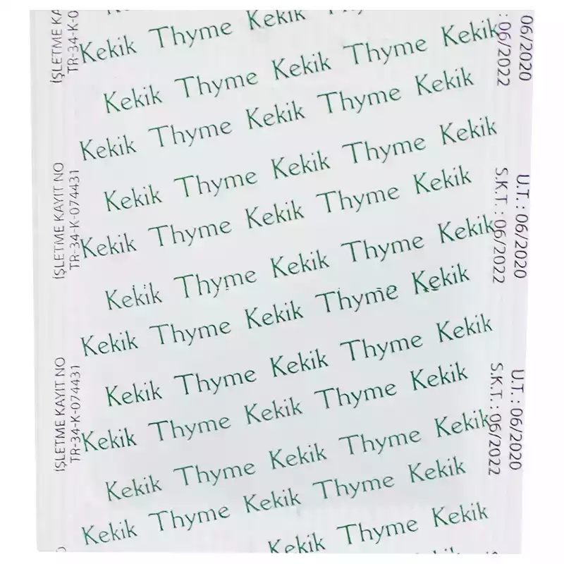 Tek Kullanımlık Paketli Kekik 5X6 Gürpak 5000'li - GÜRPAK